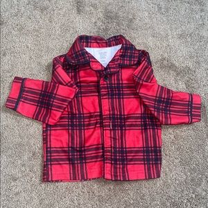 Button Down Plaid Pajama Shirt❤️🖤